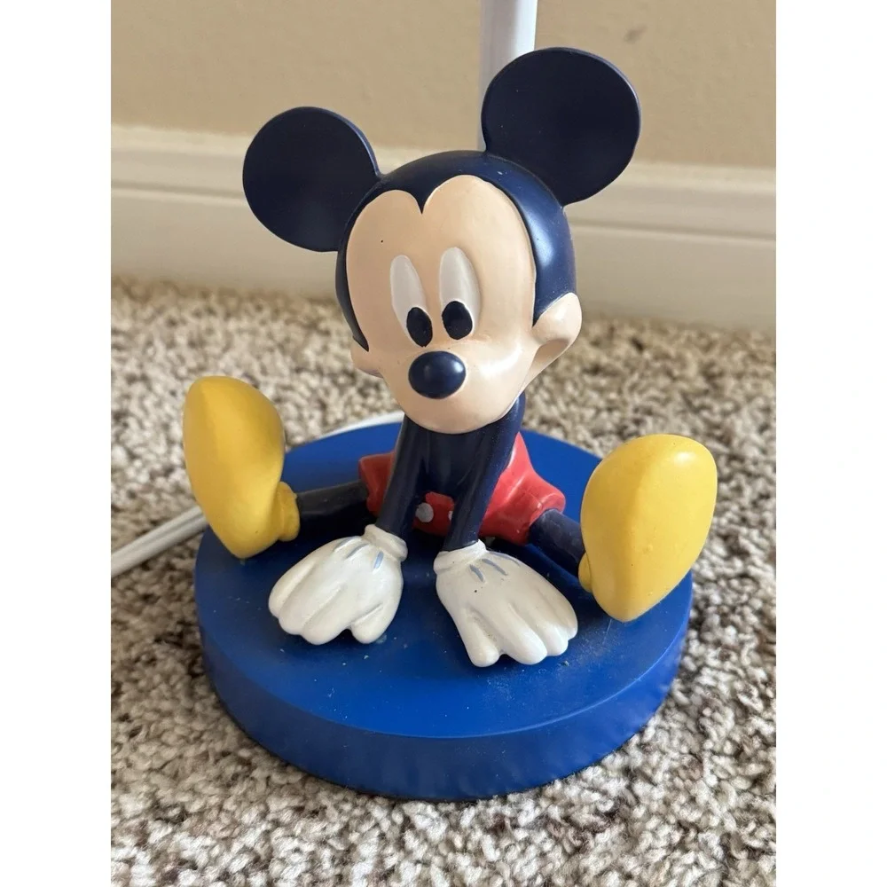 Disney Store Mickey Mouse Table Lamp Vintage Style‎ Authentic Works